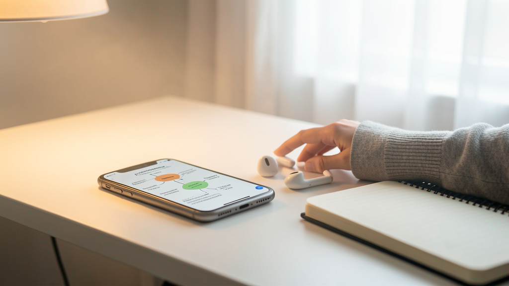 Editorial image illustrating Mind Mapping on a Phone Screen: Why XMind's Mobile Mode Is Better Than You Think